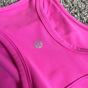 LULULEMON racerbak tank buttery soft only worn once pretty brand new condition.